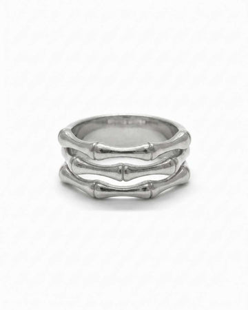 Anillo Bambú Silver