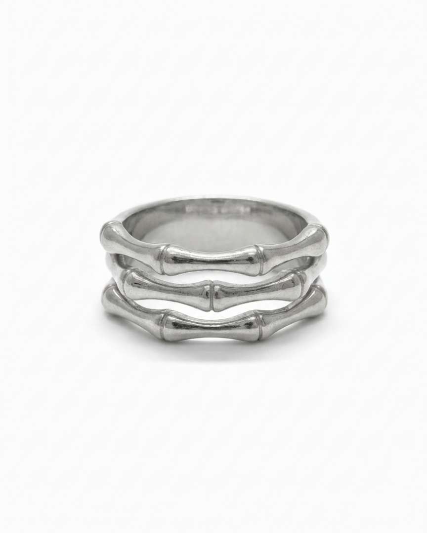 Anillo Bambú Silver