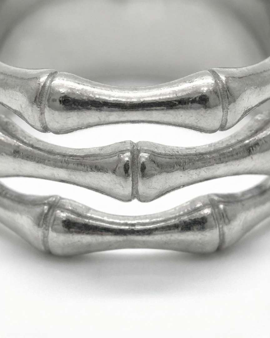 Anillo Bambú Silver