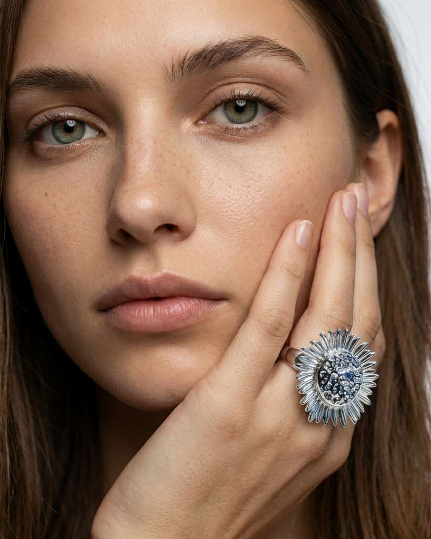 Anillo Girasol Silver