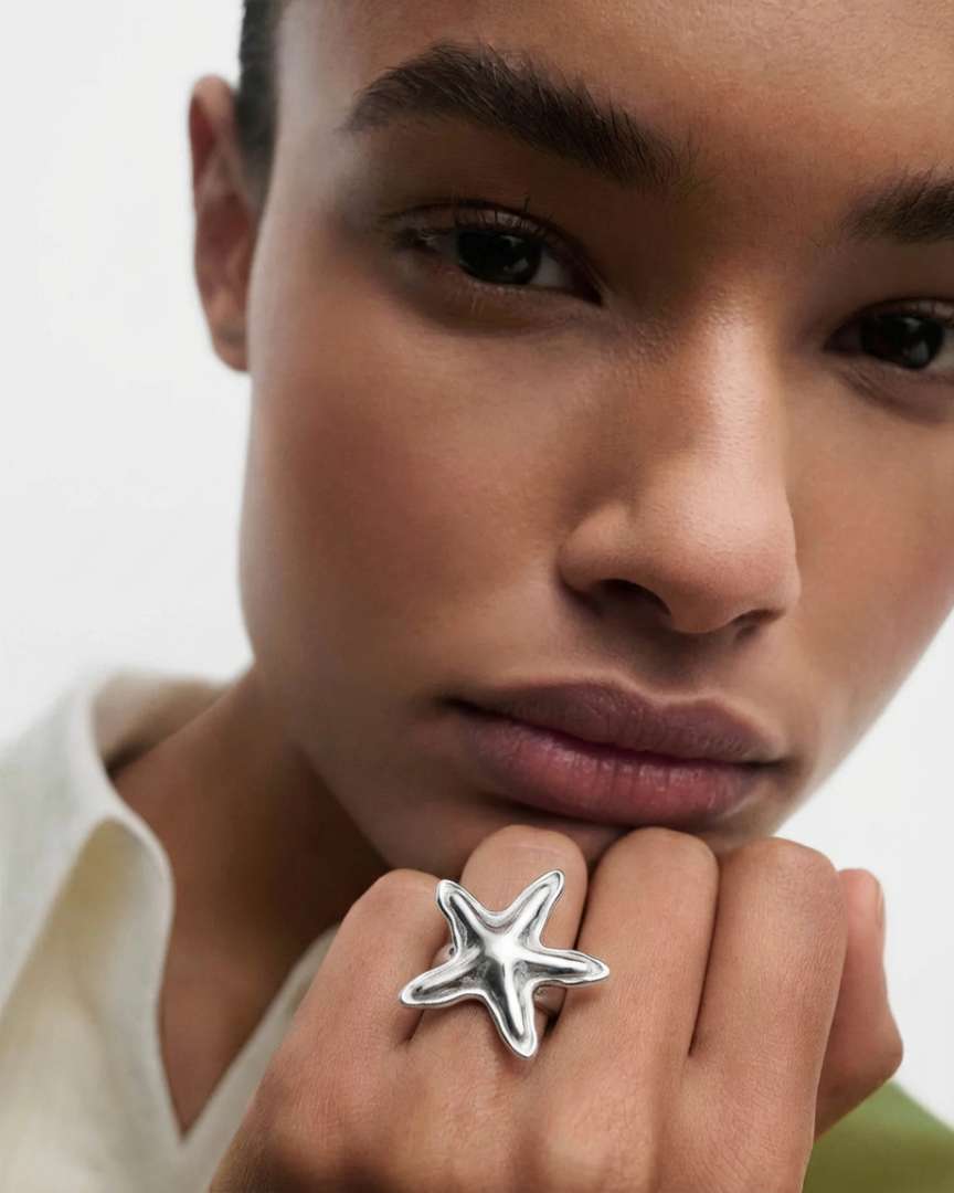 Anillo Starfish Silver