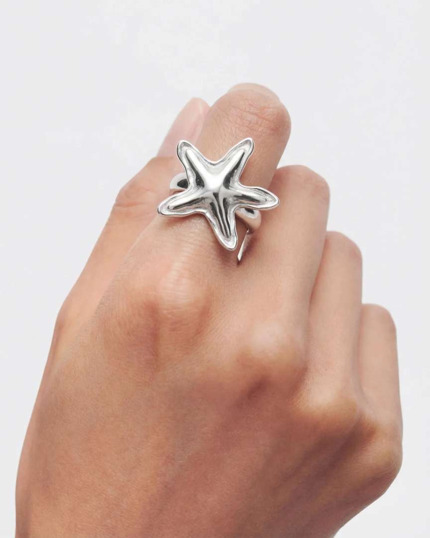 Anillo Starfish Silver