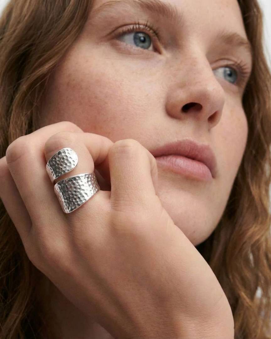 Anillo Textura Silver