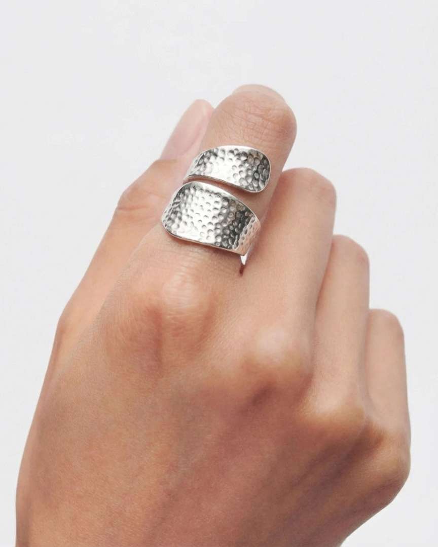 Anillo Textura Silver