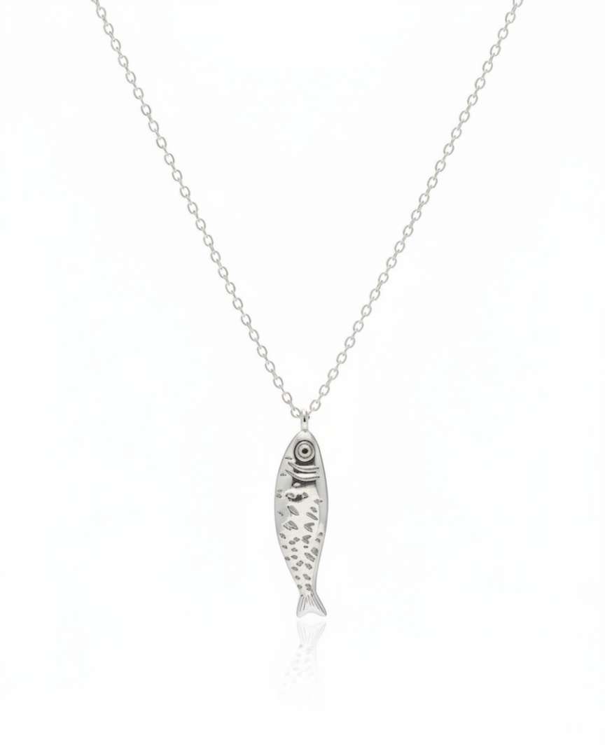Collar Fish Silver