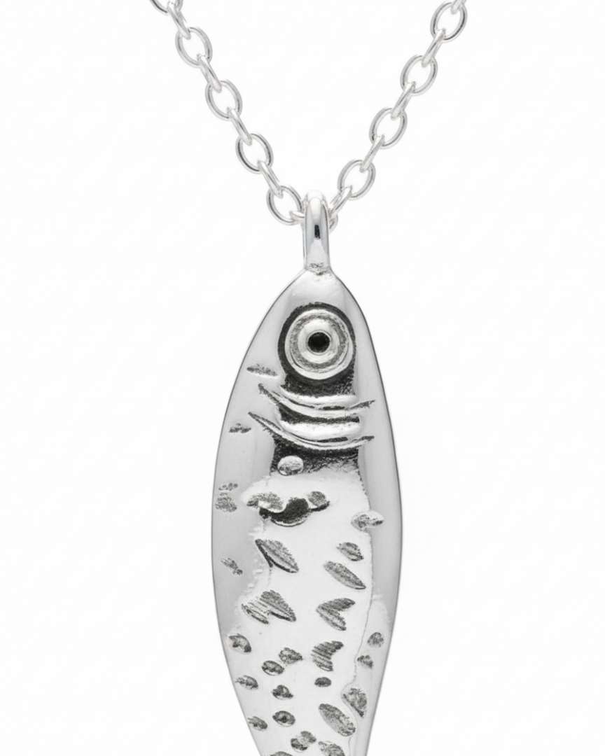 Collar Fish Silver