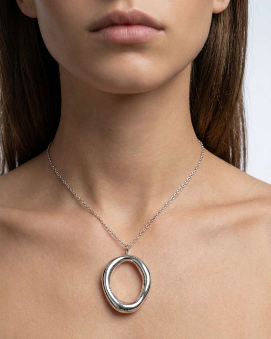 Collar Oval Silver