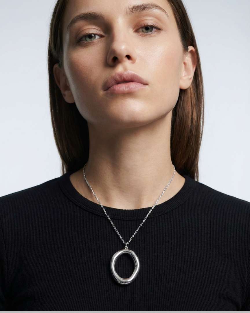 Collar Oval Silver