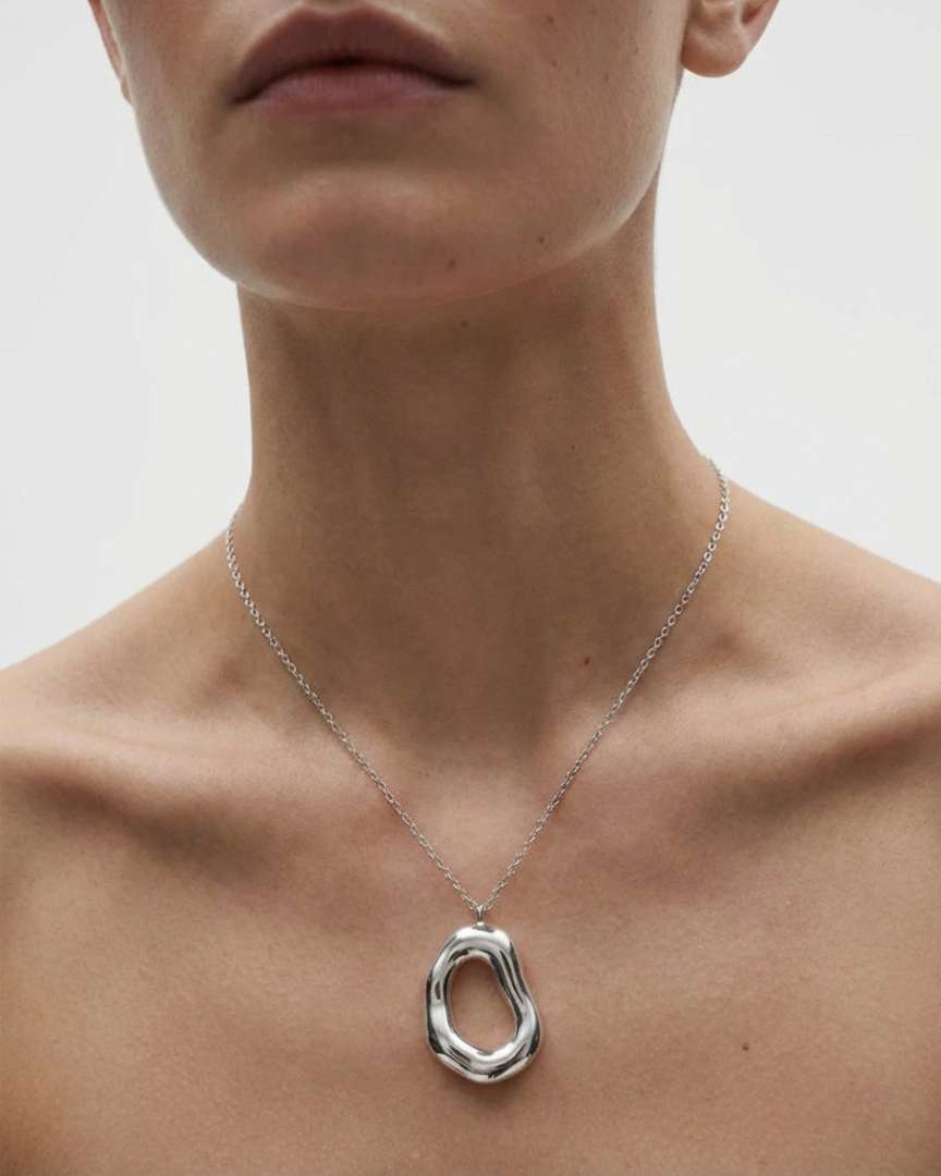 Collar Round Silver