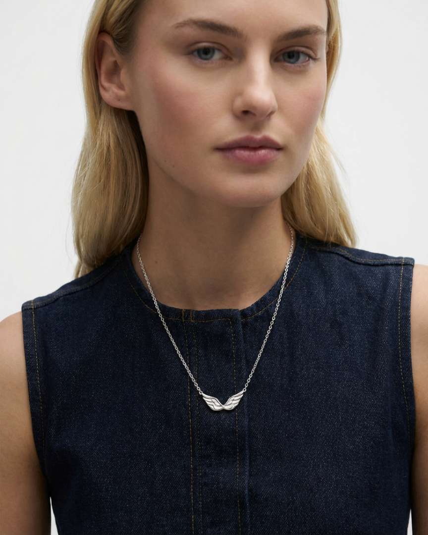 Collar Wing Silver