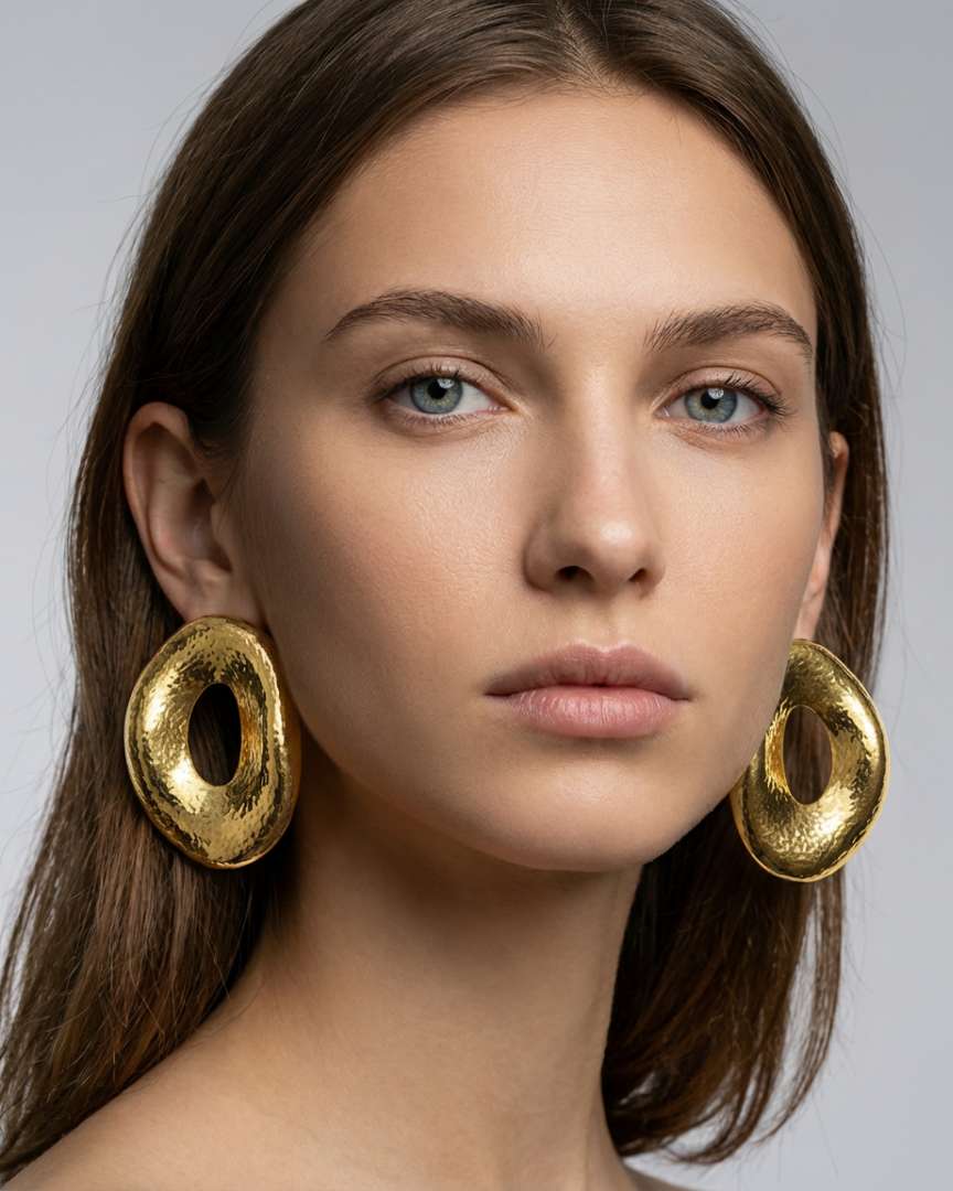 Pendientes Atlas Oval