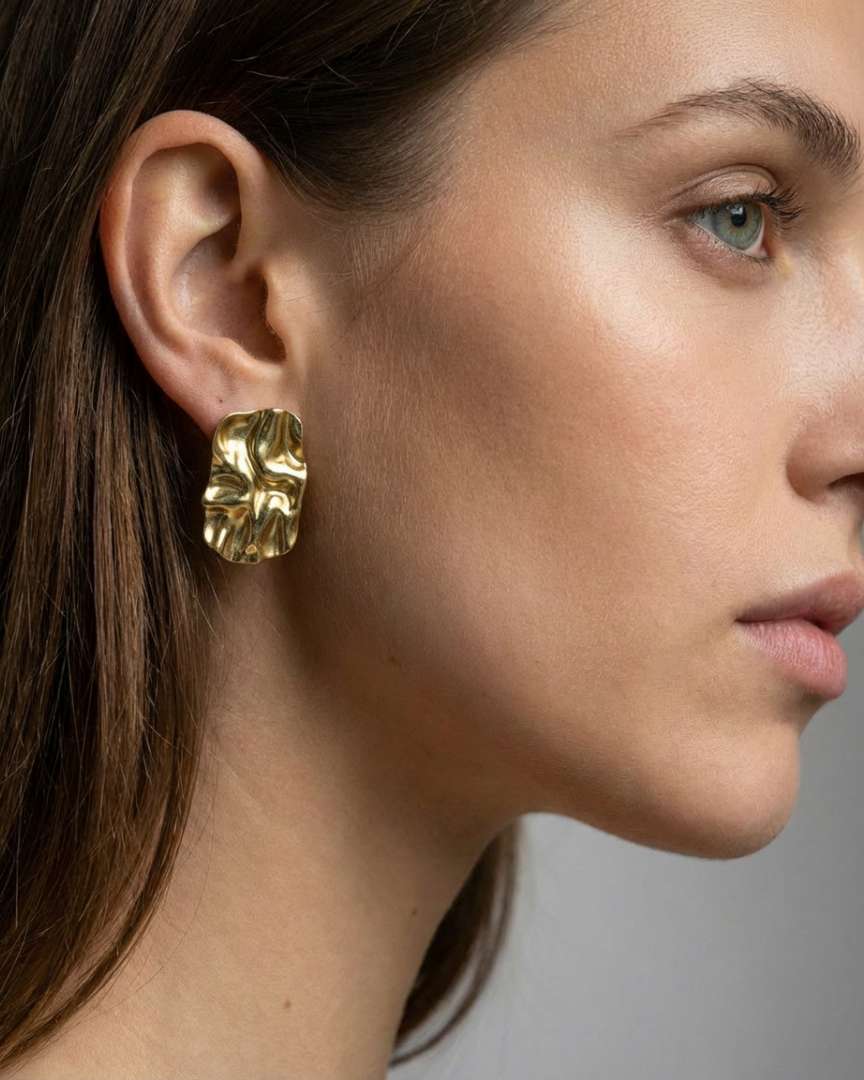 Pendientes Martelé