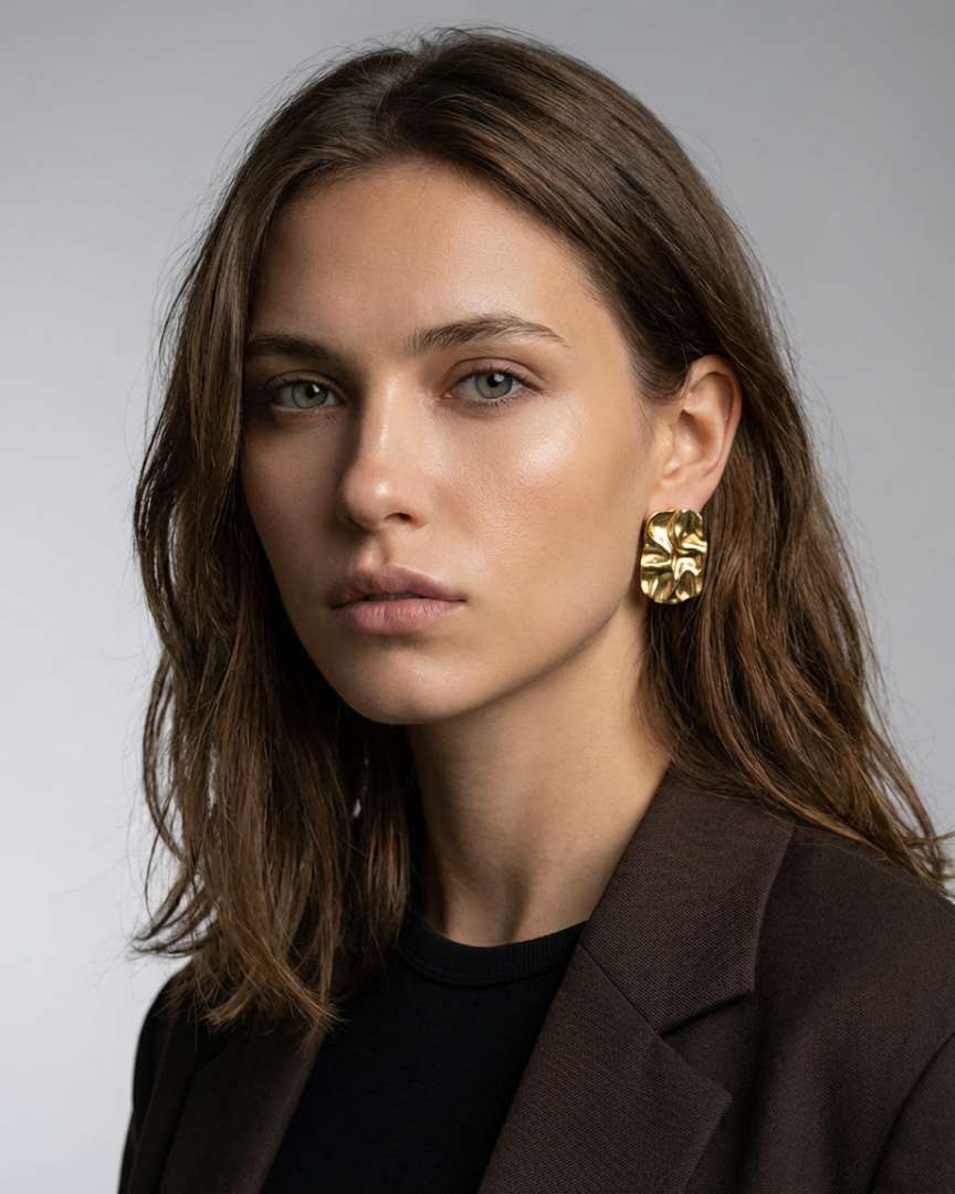 Pendientes Martelé