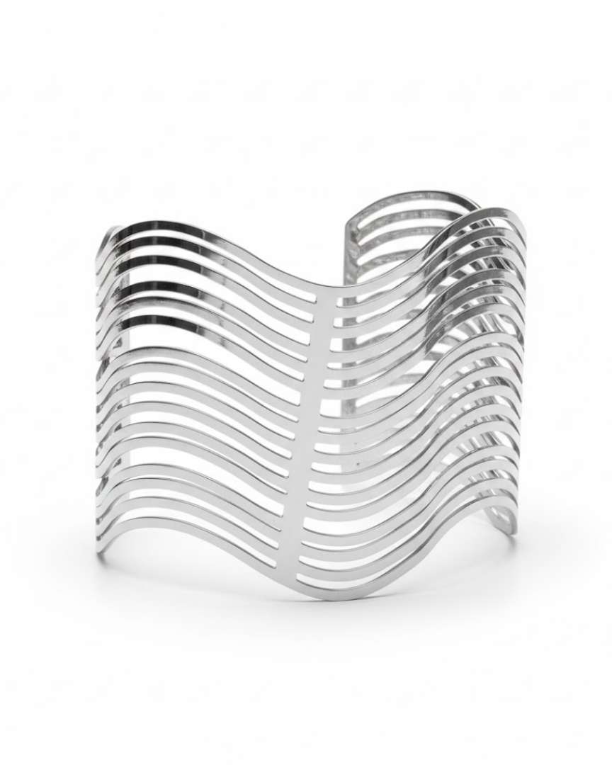 Pulsera Ondas Silver