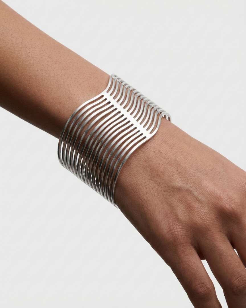 Pulsera Ondas Silver